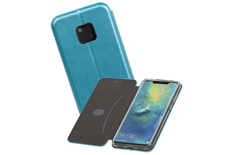 Slim Folio Case - Book Case Telefoonhoesje - Folio Flip Hoesje - Geschikt voor Huawei Mate 20 Pro - Blauw