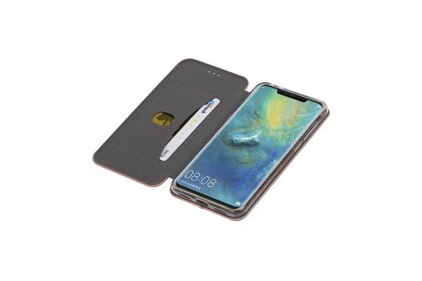 Slim Folio Case - Book Case Telefoonhoesje - Folio Flip Hoesje - Geschikt voor Huawei Mate 20 Pro - Roze