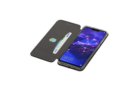 Slim Folio Case - Book Case Telefoonhoesje - Folio Flip Hoesje - Geschikt voor Huawei Mate 20 Lite - Zwart