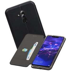 Slim Folio Case - Book Case Telefoonhoesje - Folio Flip Hoesje - Geschikt voor Huawei Mate 20 Lite - Zwart