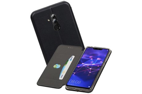 Slim Folio Case - Book Case Telefoonhoesje - Folio Flip Hoesje - Geschikt voor Huawei Mate 20 Lite - Zwart