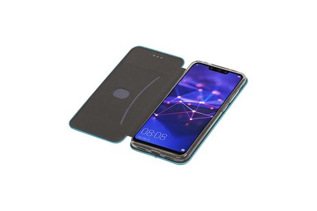 Slim Folio Case - Book Case Telefoonhoesje - Folio Flip Hoesje - Geschikt voor Huawei Mate 20 Lite - Blauw