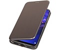 Slim Folio Case - Book Case Telefoonhoesje - Folio Flip Hoesje - Geschikt voor Huawei Mate 20 Lite - Grijs