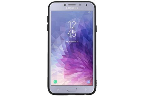 BAOHU Hexagon Hard Case - Telefoonhoesje - Backcover Hoesje - achterkant hoesje - Geschikt voor Samsung Galaxy J4 - Bruin