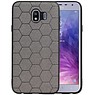 BAOHU Hexagon Hard Case Samsung Galaxy J4 Grijs