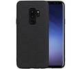 BAOHU Hexagon Hard Case - Telefoonhoesje - Backcover Hoesje - achterkant hoesje - Geschikt voor Samsung Galaxy S9 Plus - Zwart