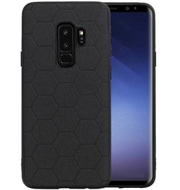 BAOHU Hexagon Hard Case Samsung Galaxy S9 Plus Zwart