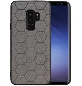 BAOHU Hexagon Hard Case Samsung Galaxy S9 Plus Grijs