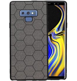 BAOHU Hexagon Hard Case Samsung Galaxy Note 9 Grijs