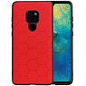 BAOHU Hexagon Hard Case Huawei Mate 20 Rood