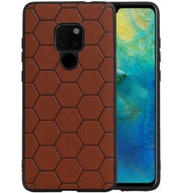 Hexagon Hard Case Huawei Mate 20 Bruin