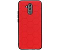 BAOHU Hexagon Hard Case - Telefoonhoesje - Backcover Hoesje - achterkant hoesje - Geschikt voor Huawei Mate 20 Lite - Rood