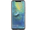 Hexagon Hard Case - Telefoonhoesje - Backcover Hoesje - achterkant hoesje - Geschikt voor Huawei Mate 20 Pro - Zwart