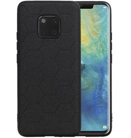 BAOHU Hexagon Hard Case Huawei Mate 20 Pro Zwart