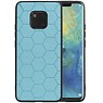 Hexagon Hard Case Huawei Mate 20 Pro Blauw