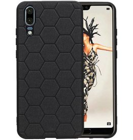 Hexagon Hard Case Huawei P20 Zwart