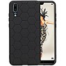 BAOHU Hexagon Hard Case Huawei P20 Zwart