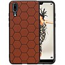 Hexagon Hard Case Huawei P20 Bruin