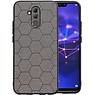 BAOHU Hexagon Hard Case Huawei P20 Lite Grijs