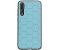 BAOHU Hexagon Hard Case - Telefoonhoesje - Backcover Hoesje - achterkant hoesje - Geschikt voor Huawei P20 Pro - Blauw