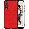 BAOHU Hexagon Hard Case Huawei P20 Pro Rood