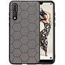 BAOHU Hexagon Hard Case Huawei P20 Pro Grijs