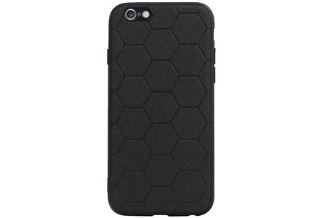 BAOHU Hexagon Hard Case - Telefoonhoesje - Backcover Hoesje - achterkant hoesje - Geschikt voor iPhone 6 / iPhone 6s - Zwart