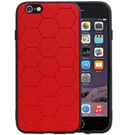 BAOHU Hexagon Hard Case iPhone 6 / 6s Rood