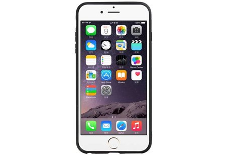 BAOHU Hexagon Hard Case - Telefoonhoesje - Backcover Hoesje - achterkant hoesje - Geschikt voor iPhone 6 Plus / iPhone 6s Plus - Zwart