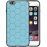 BAOHU Hexagon Hard Case iPhone 6 Plus / 6s Plus Blauw