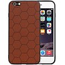 BAOHU Hexagon Hard Case iPhone 6 Plus / 6s Plus Bruin