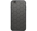 BAOHU Hexagon Hard Case - Telefoonhoesje - Backcover Hoesje - achterkant hoesje - Geschikt voor iPhone 6 Plus / iPhone 6s Plus - Grijs