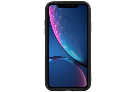 BAOHU Hexagon Hard Case - Telefoonhoesje - Backcover Hoesje - achterkant hoesje - Geschikt voor iPhone XR - Bruin