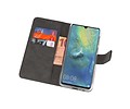 BAOHU Booktype Telefoonhoesjes - Bookcase Hoesje - Wallet Case -  Geschikt voor Huawei Mate 20 X - Zwart