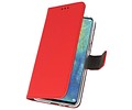 BAOHU Booktype Telefoonhoesjes - Bookcase Hoesje - Wallet Case -  Geschikt voor Huawei Mate 20 X - Rood