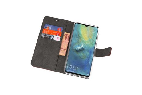 BAOHU Booktype Telefoonhoesjes - Bookcase Hoesje - Wallet Case -  Geschikt voor Huawei Mate 20 X - Bruin