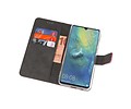 BAOHU Booktype Telefoonhoesjes - Bookcase Hoesje - Wallet Case -  Geschikt voor Huawei Mate 20 X - Roze