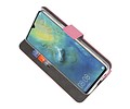 BAOHU Booktype Telefoonhoesjes - Bookcase Hoesje - Wallet Case -  Geschikt voor Huawei Mate 20 X - Roze