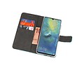 BAOHU Booktype Telefoonhoesjes - Bookcase Hoesje - Wallet Case -  Geschikt voor Huawei Mate 20 X - Blauw