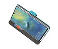 BAOHU Booktype Telefoonhoesjes - Bookcase Hoesje - Wallet Case -  Geschikt voor Huawei Mate 20 X - Blauw