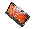BAOHU Booktype Telefoonhoesjes - Bookcase Hoesje - Wallet Case -  Geschikt voor Nokia 3.1 Plus - Wit