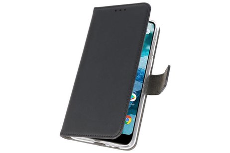 Booktype Telefoonhoesjes - Bookcase Hoesje - Wallet Case -  Geschikt voor Nokia 7.1 - Zwart