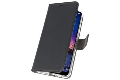 Booktype Telefoonhoesjes - Bookcase Hoesje - Wallet Case -  Geschikt voor XiaoMi Redmi Note 6 Pro - Zwart