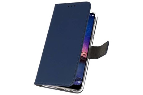 BAOHU Booktype Telefoonhoesjes - Bookcase Hoesje - Wallet Case -  Geschikt voor XiaoMi Redmi Note 6 Pro - Navy