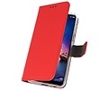 BAOHU Booktype Telefoonhoesjes - Bookcase Hoesje - Wallet Case -  Geschikt voor XiaoMi Redmi Note 6 Pro - Rood
