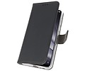 Booktype Telefoonhoesjes - Bookcase Hoesje - Wallet Case -  Geschikt voor XiaoMi Mi 8 Lite - Zwart