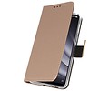 BAOHU Booktype Telefoonhoesjes - Bookcase Hoesje - Wallet Case -  Geschikt voor XiaoMi Mi 8 Lite - Goud