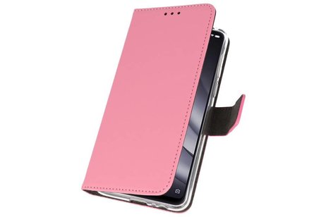 Booktype Telefoonhoesjes - Bookcase Hoesje - Wallet Case -  Geschikt voor XiaoMi Mi 8 Lite - Roze