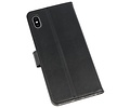 BAOHU Booktype Telefoonhoesjes - Bookcase Hoesje - Wallet Case -  Geschikt voor iPhone XS - X Zwart