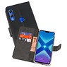 BAOHU Wallet Cases Hoesje Huawei Honor 8X Zwart